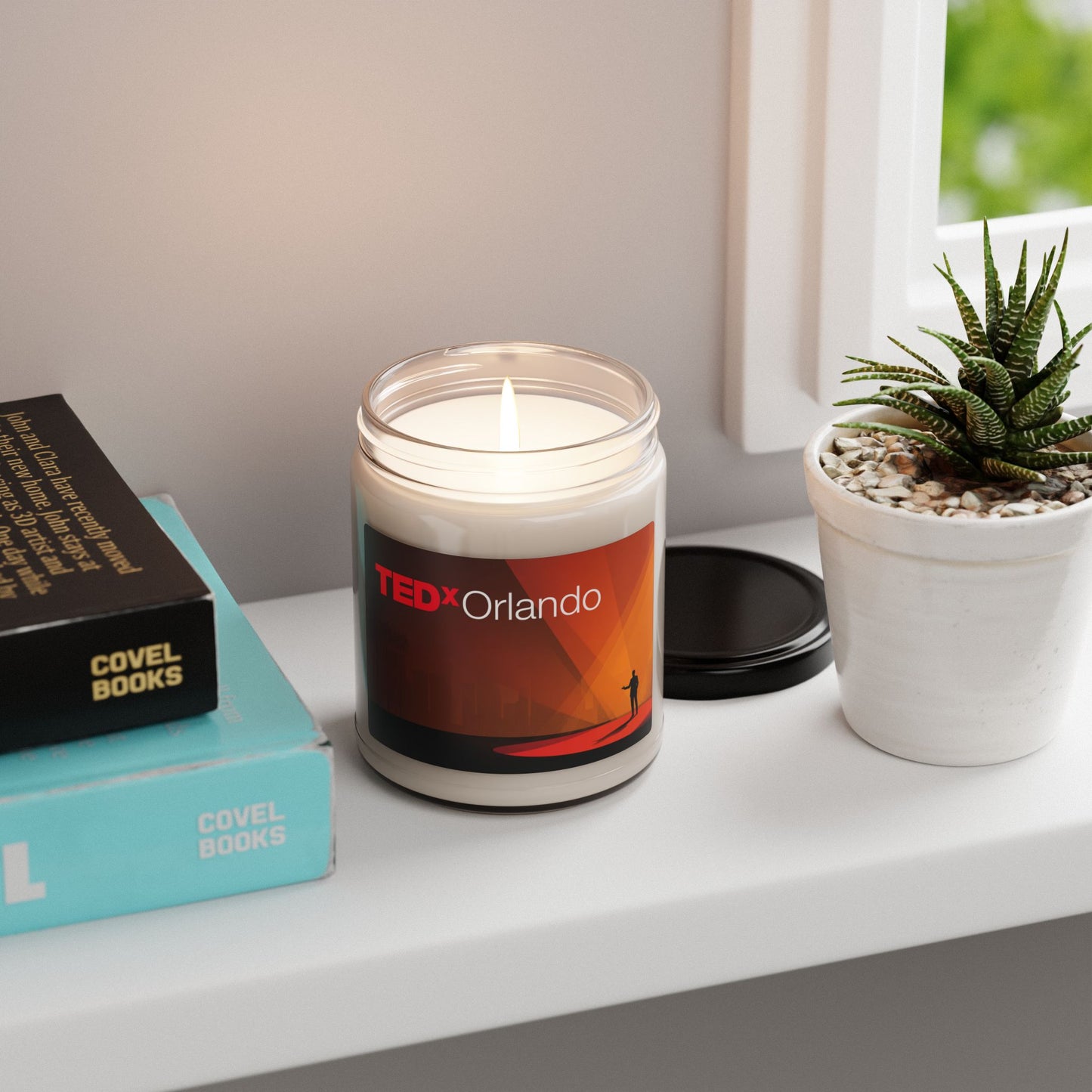 TEDxOrlando Scented Soy Candle — 9oz Event Souvenir