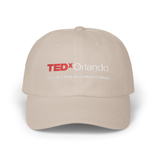 TEDxOrlando Embroidered Dad Cap — Classic Adjustable Baseball Hat