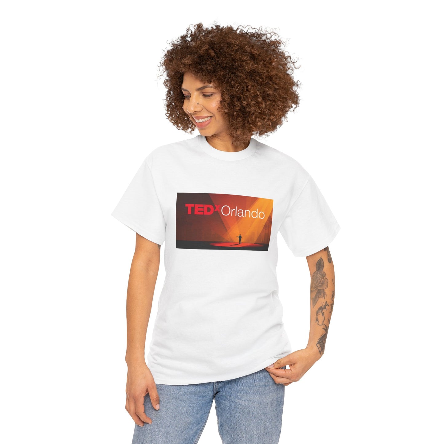 TEDxOrlando T‑Shirt 'The Red Dot Returns' - Conference Speaker Stage Design Tee