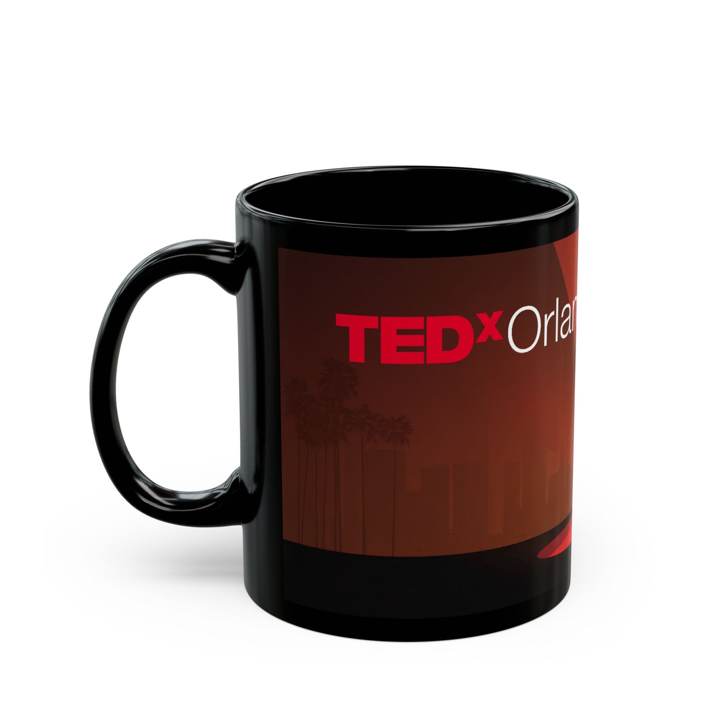 TEDxOrlando Black Ceramic Mug — 11oz & 15oz