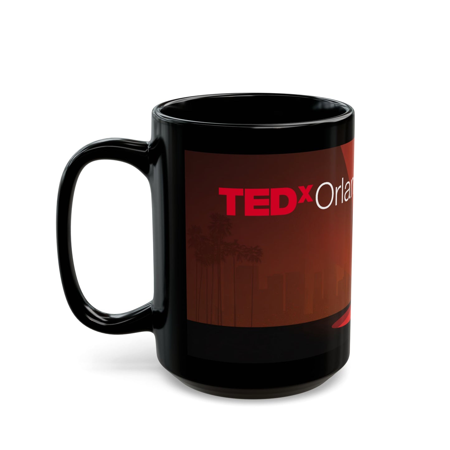 TEDxOrlando Black Ceramic Mug — 11oz & 15oz