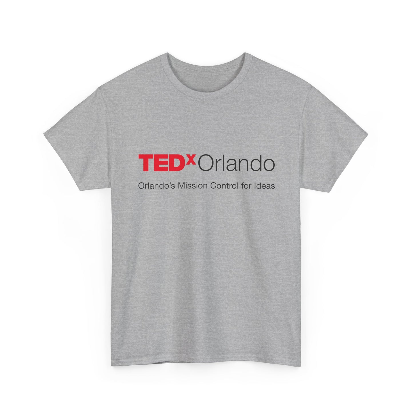 TEDxOrlando Logo T-Shirt – "Orlando's Mission Control for Ideas" - Cotton Classic Gildan 5000 Tee