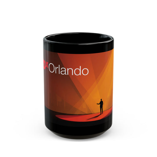 TEDxOrlando Black Ceramic Mug — 11oz & 15oz