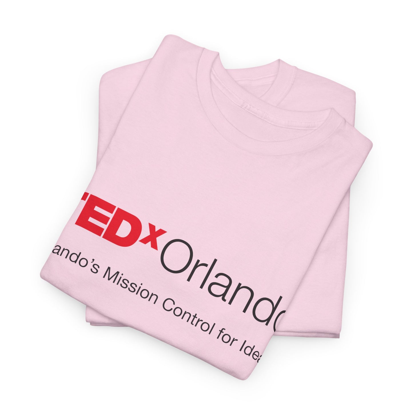 TEDxOrlando Logo T-Shirt – "Orlando's Mission Control for Ideas" - Cotton Classic Gildan 5000 Tee