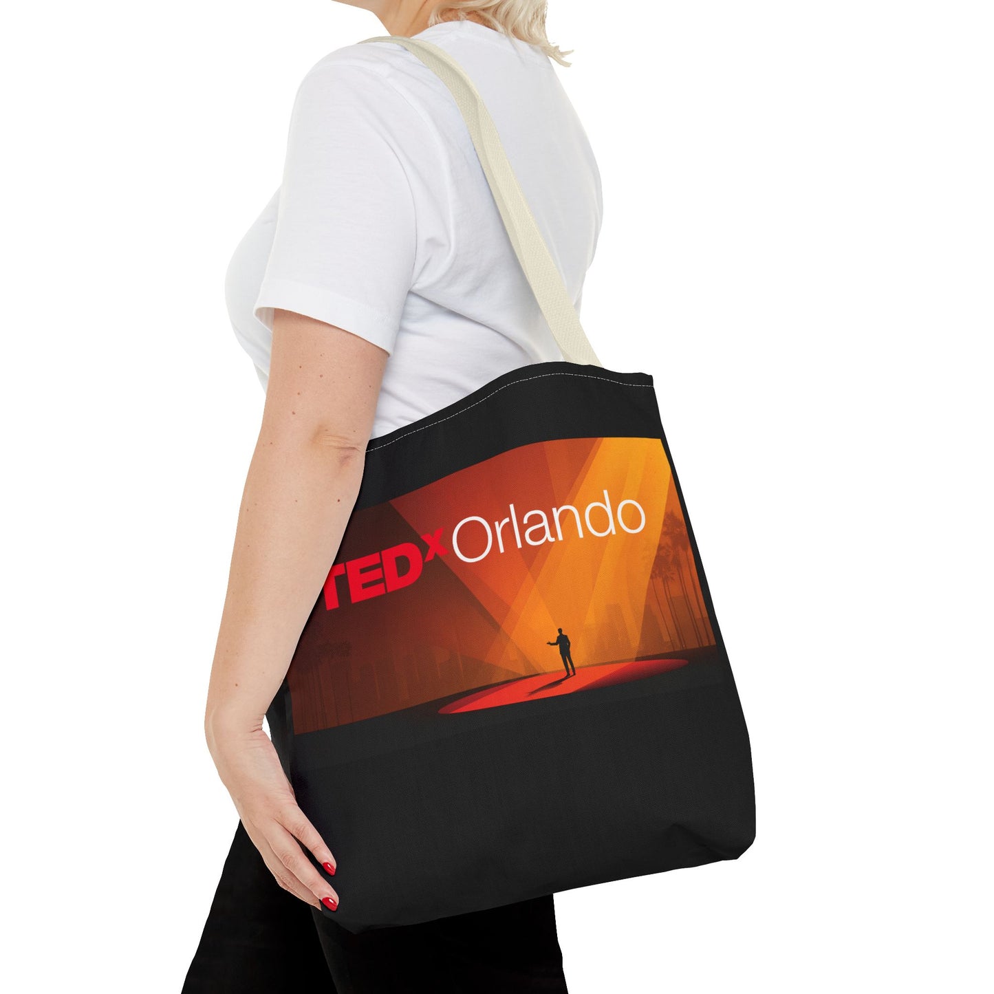TEDxOrlando Launch Tote Bag — TEDx Speaker 'The Red Dot Returns' Design