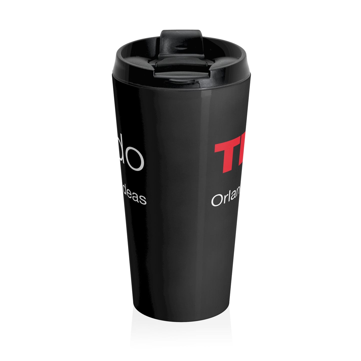 TEDxOrlando 15oz Stainless Steel Travel Mug — Mission Control Logo