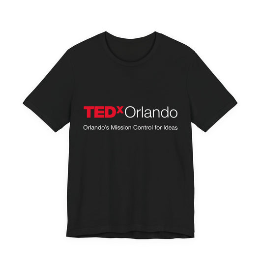 TEDxOrlando Logo T-Shirt - Unisex Jersey Short Sleeve Tee - Bella Canvas 3001