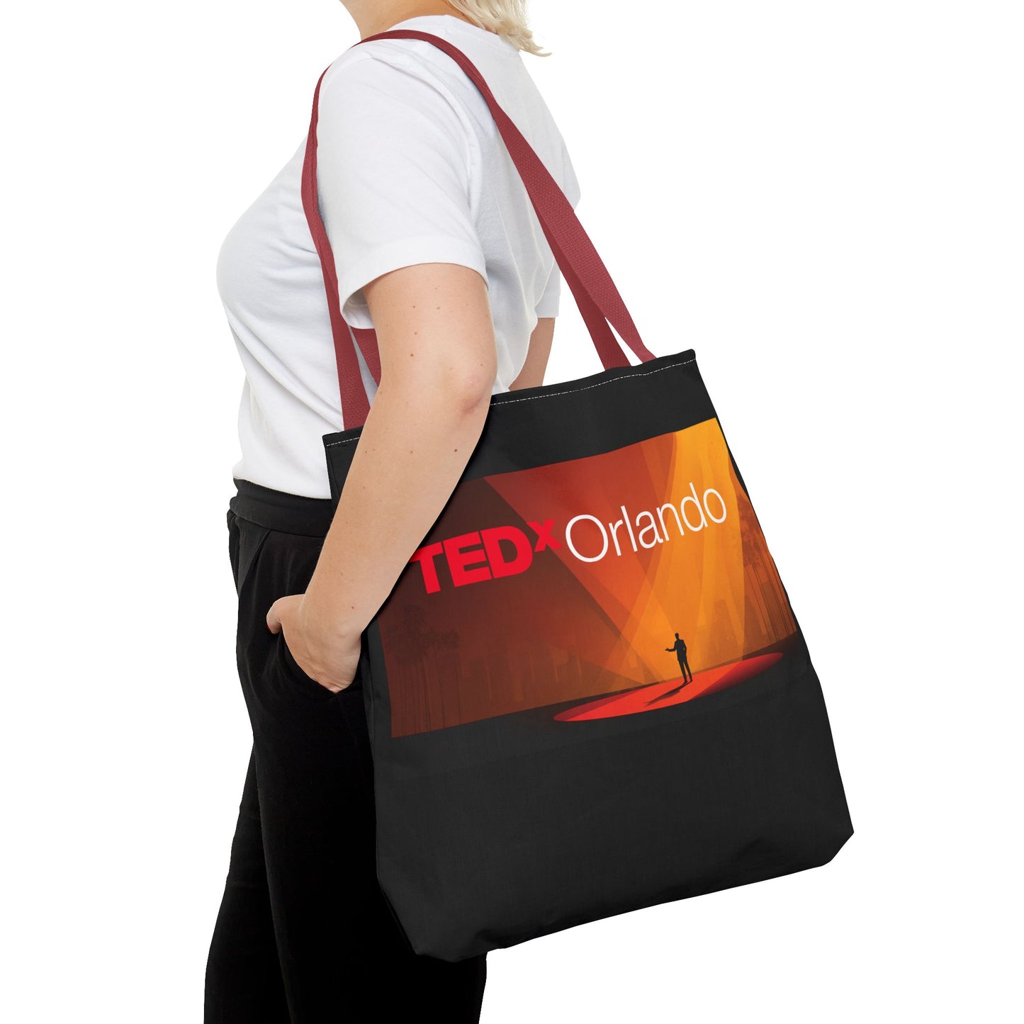 TEDxOrlando Launch Tote Bag — TEDx Speaker 'The Red Dot Returns' Design