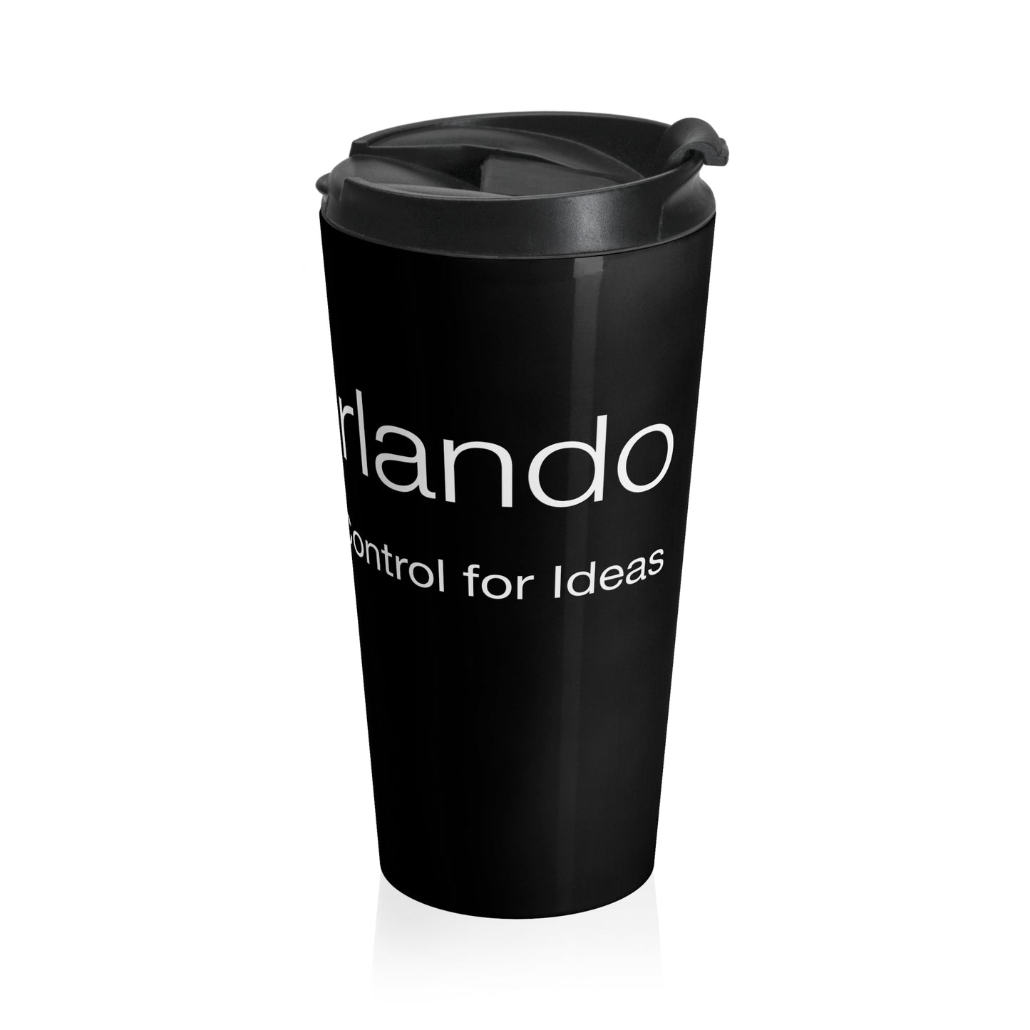 TEDxOrlando 15oz Stainless Steel Travel Mug — Mission Control Logo