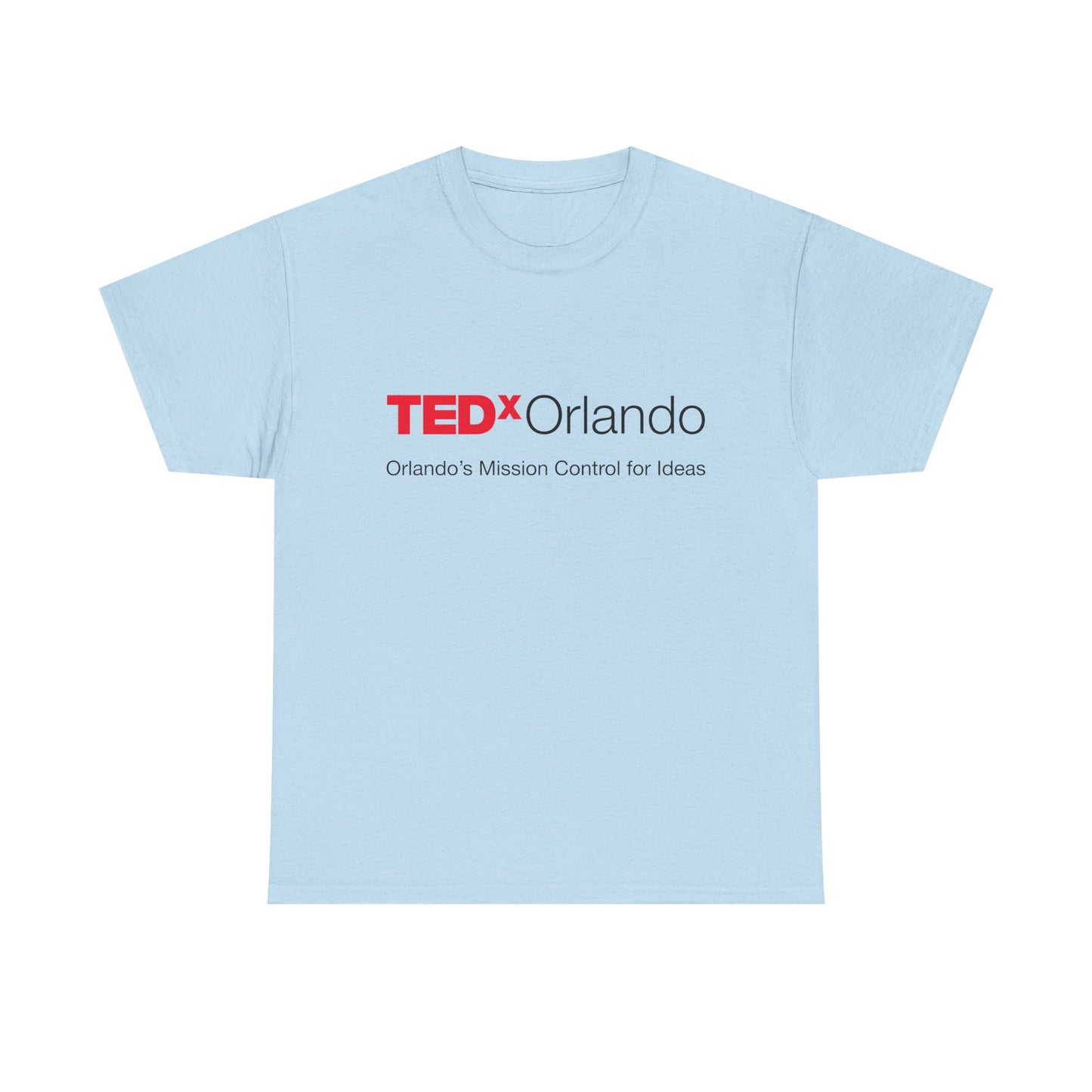 TEDxOrlando Logo T-Shirt – "Orlando's Mission Control for Ideas" - Cotton Classic Gildan 5000 Tee