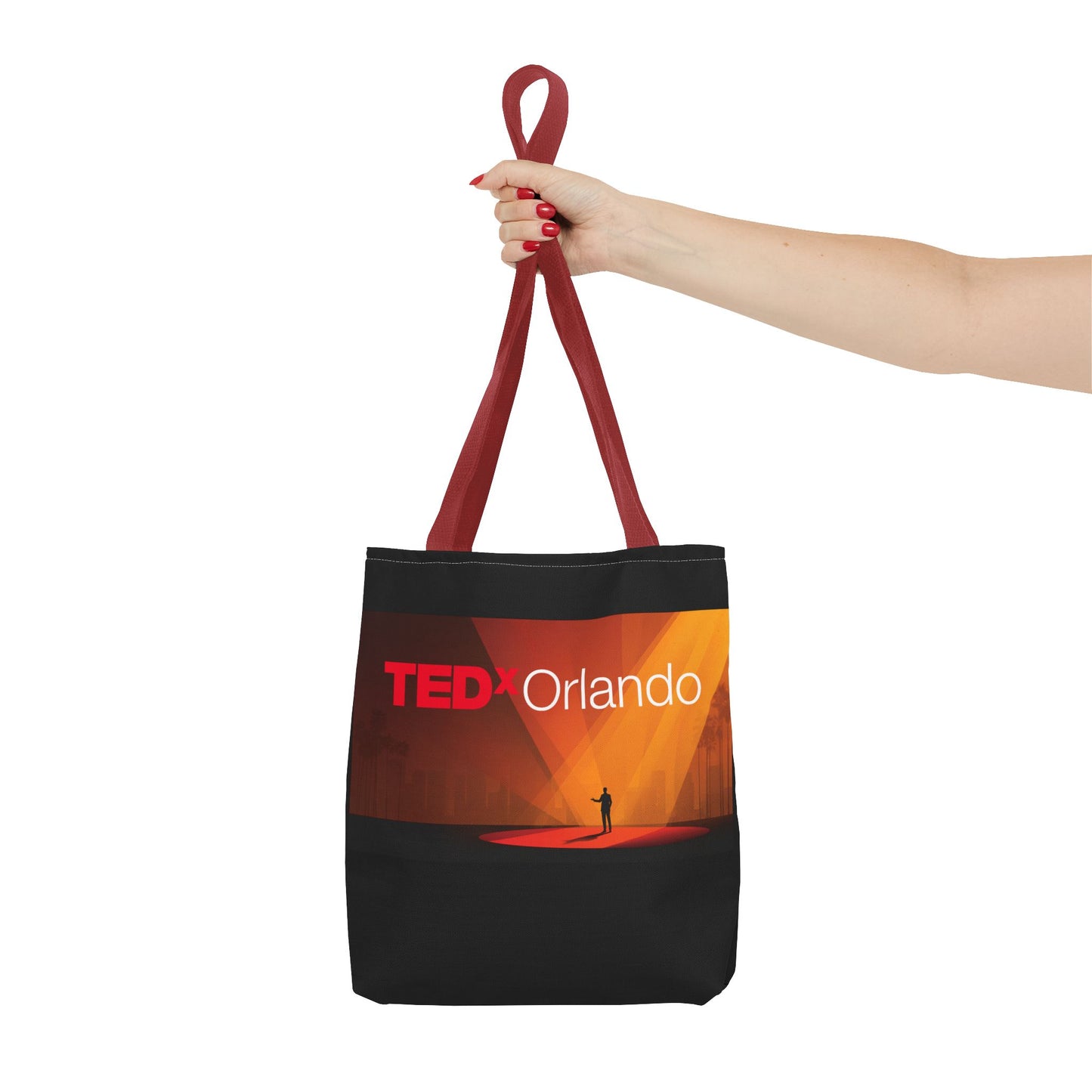 TEDxOrlando Launch Tote Bag — TEDx Speaker 'The Red Dot Returns' Design