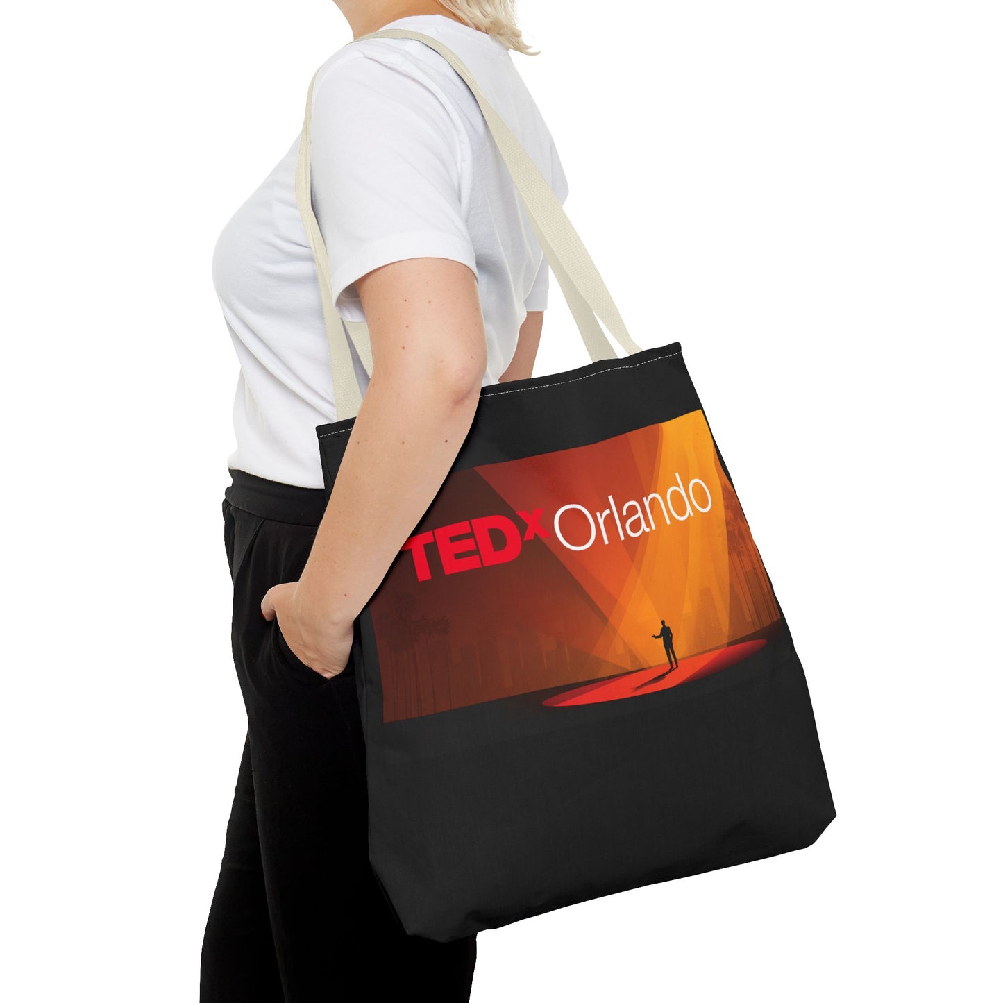 TEDxOrlando Launch Tote Bag — TEDx Speaker 'The Red Dot Returns' Design
