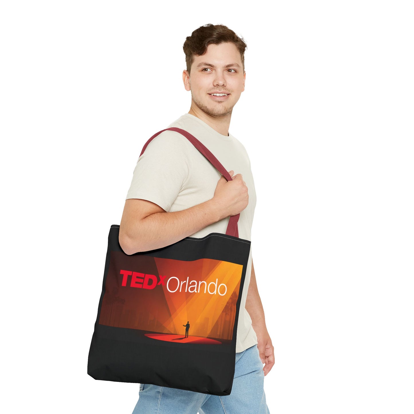 TEDxOrlando Launch Tote Bag — TEDx Speaker 'The Red Dot Returns' Design