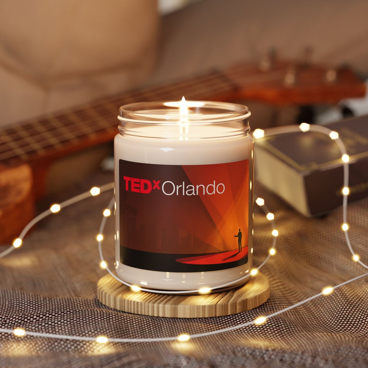 TEDxOrlando Scented Soy Candle — 9oz Event Souvenir