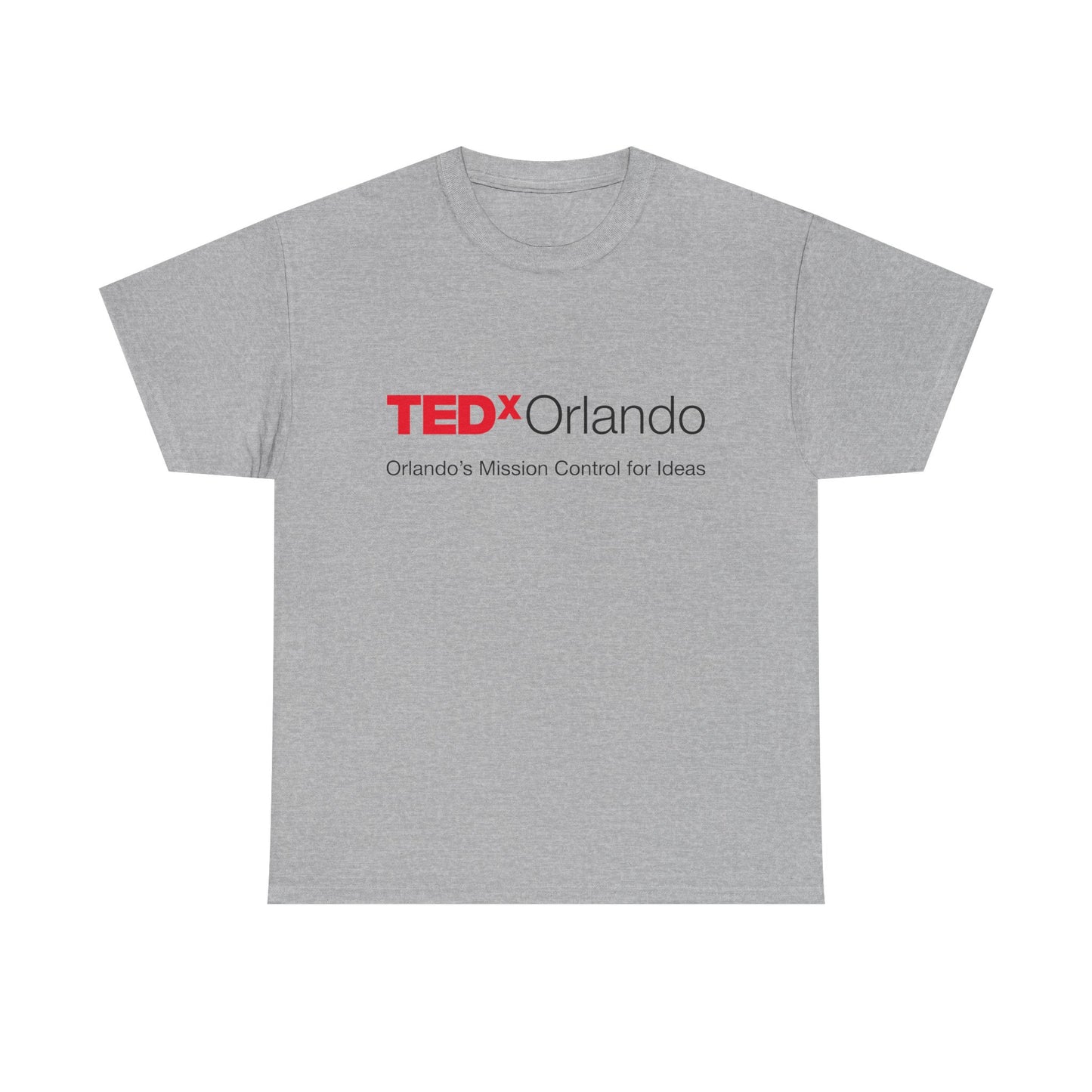 TEDxOrlando Logo T-Shirt – "Orlando's Mission Control for Ideas" - Cotton Classic Gildan 5000 Tee