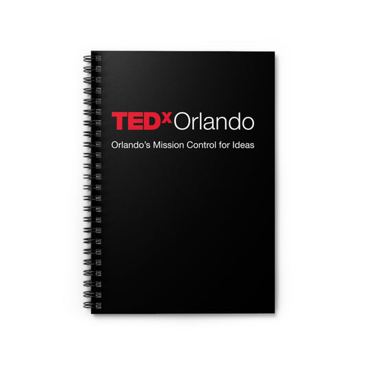 TEDxOrlando Spiral Notebook — "Orlando’s Mission Control for Ideas" Ruled Journal