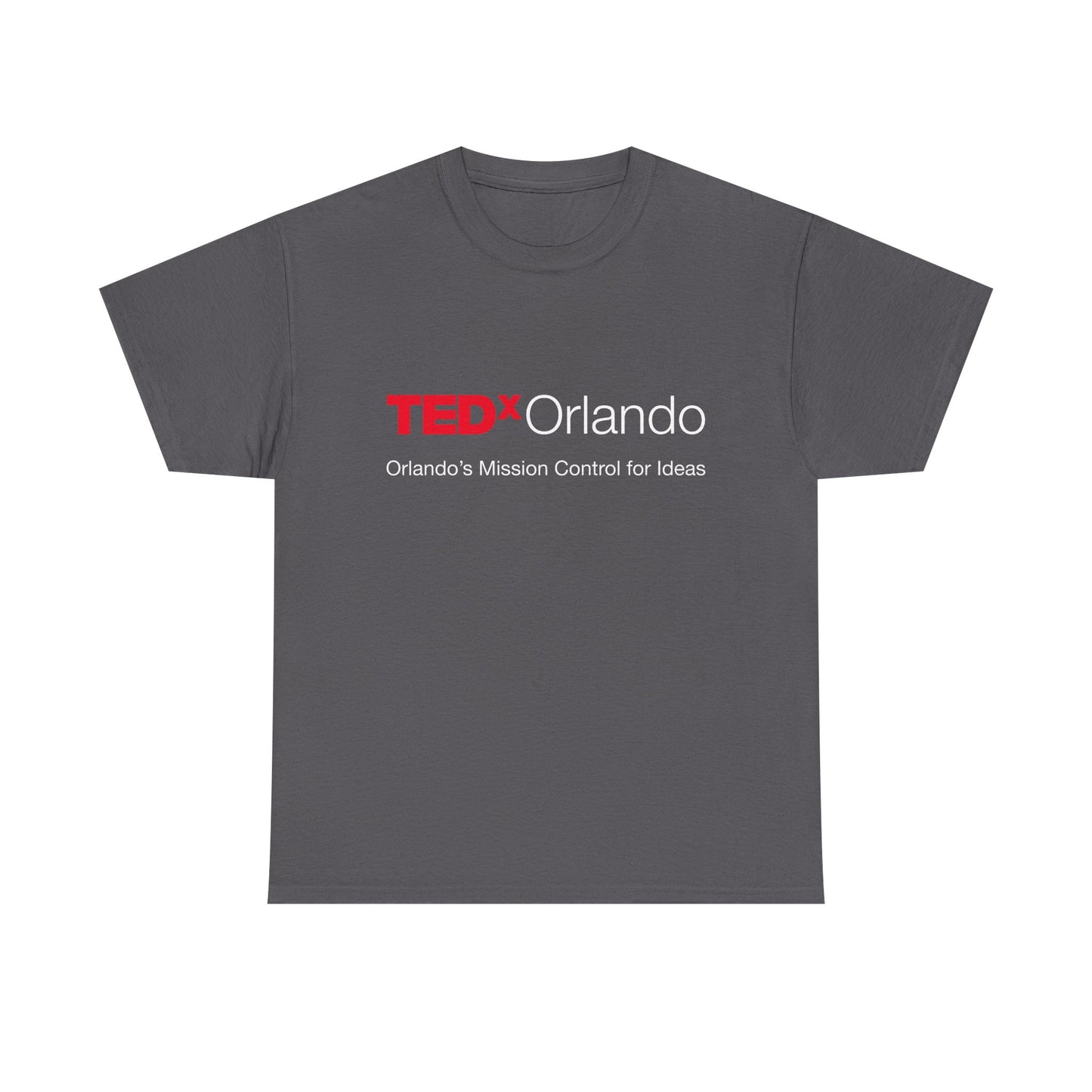 TEDxOrlando Logo T-Shirt – "Orlando's Mission Control for Ideas" - Cotton Classic Gildan 5000 Tee
