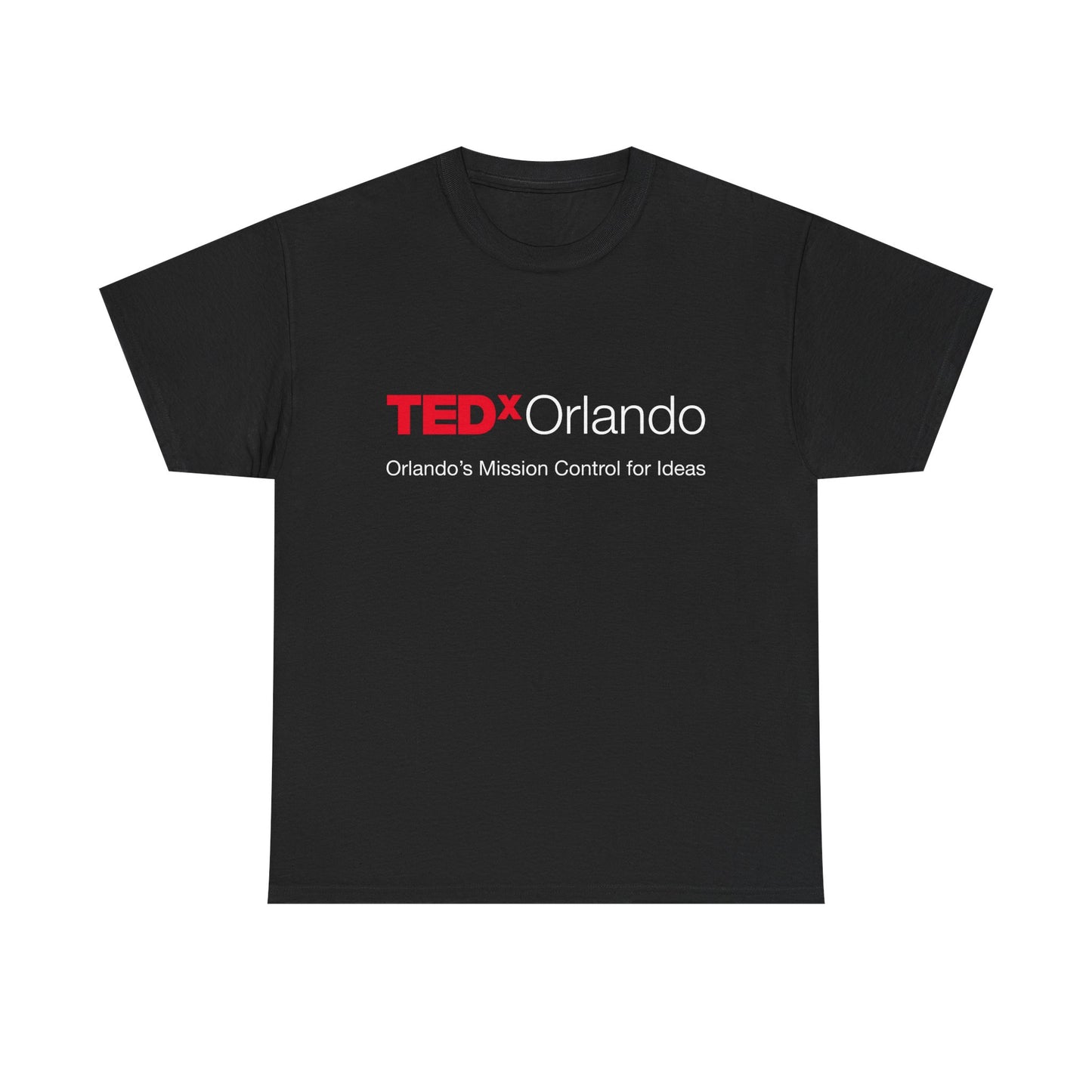 TEDxOrlando Logo T-Shirt – "Orlando's Mission Control for Ideas" - Cotton Classic Gildan 5000 Tee