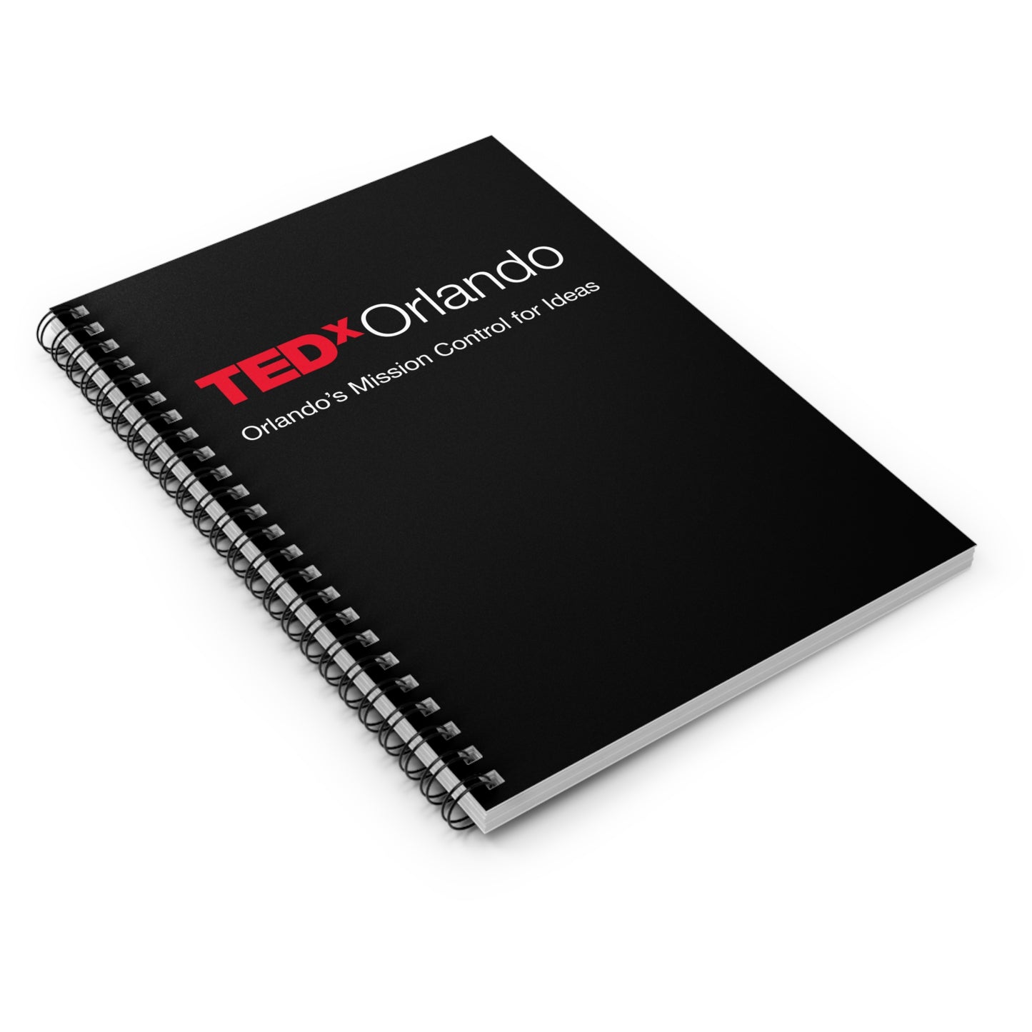 TEDxOrlando Spiral Notebook — "Orlando’s Mission Control for Ideas" Ruled Journal