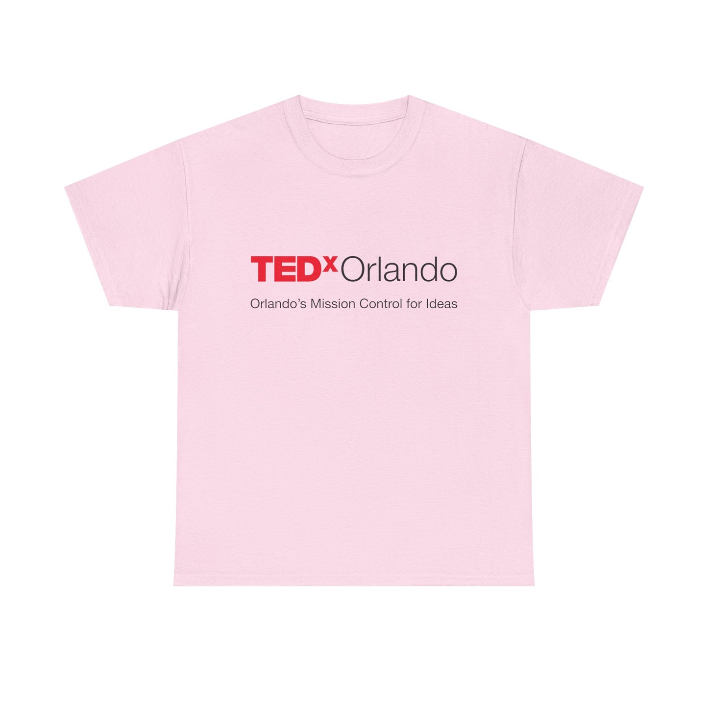 TEDxOrlando Logo T-Shirt – "Orlando's Mission Control for Ideas" - Cotton Classic Gildan 5000 Tee